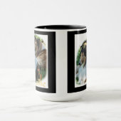 Rough Collie Art gibt Tasse (Zentrum)