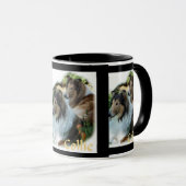 Rough Collie Art gibt Tasse (VorderseiteRechts)