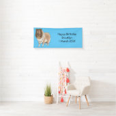 Rough Collie Cartoon Illustration Banner (Insitu)