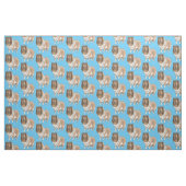 Rough Collie Cartoon Illustration Stoff (Fat Quarter (45,7 x 55,9 cm))