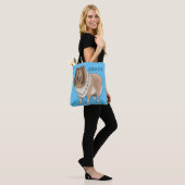 Rough Collie Cartoon Illustration Tasche (Am Model)