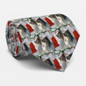 Rough Collie Christmas Geschenke Krawatte (Gerollt)