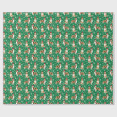 Rough Collie Christmas Wrapper Geschenkpapier (Flach)