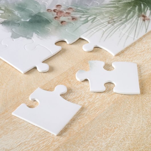 Rough Collie Christmas Wreath Puzzle (Seite)