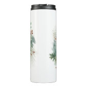 Rough Collie Christmas Wreath Thermosbecher (Rückseite)