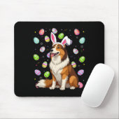 Rough Collie Dog Easter Egg Hunt Bunny Ohr Ostern Mousepad (Mit Mouse)