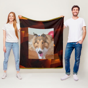 Rough Collie Dog Fleecedecke