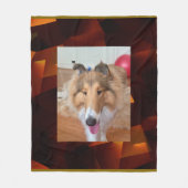 Rough Collie Dog Fleecedecke (Vorderseite)