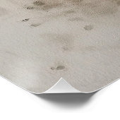 Rough Collie Dog im Wind 2001 - Yacobsen Derosa Poster (Ecke)