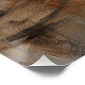 Rough Collie Dog im Wind 2002 - Yacobsen Derosa Poster (Ecke)