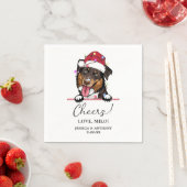 Rough Collie Dog Personalisiert Cheers Napkins Serviette (Beispiel)