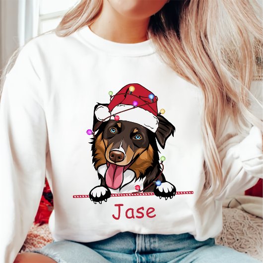 Rough Collie Dog Personalisiert Pet Lover Sweatshirt