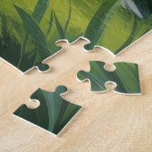 Rough Collie Dog Spring Flowers Malerei Puzzle (Seite)