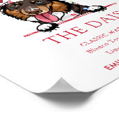 Rough Collie Dog Wedding Signature Drink Sign Poster (Ecke)