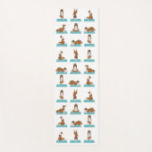 Rough Collie dog Yoga Mat Yogamatte (Vorderseite)