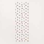 Rough Collie dog Yoga Mat Yogamatte (Rückseite)