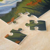 Rough Collie Dogs Pumpkin Halloween Funny Puzzle (Seite)