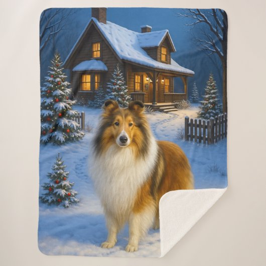 Rough Collie Ferien  Sherpadecke (Vorderseite)