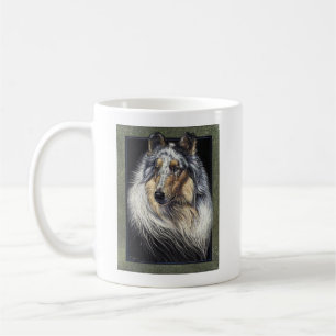 Rough Collie Fine Art von Locarno Kaffeetasse