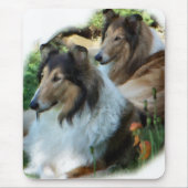 Rough Collie Geschenk der Kunst Mousepad (Vorne)