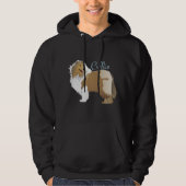 Rough Collie Hoodie (Vorderseite)