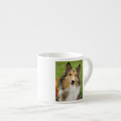 Rough Collie, Hund Espressotasse (Vorderseite Rechts)