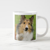 Rough Collie, Hund Jumbo-Tasse (Rechts)