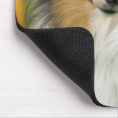 Rough Collie, Hund Mousepad (Ecke)