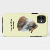 Rough Collie Hundeportrait Foto Case-Mate iPhone Hülle (Rückseite (Horizontal))