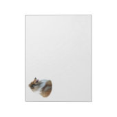 Rough Collie Hundeportrait Foto Notizblock (Rotiert)