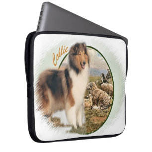 Rough Collie Keeper vom Schafe Laptopschutzhülle