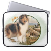 Rough Collie Keeper vom Schafe Laptopschutzhülle (Vorderseite)
