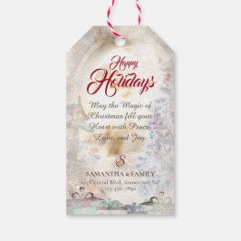 Rough Collie & Kitten - Personalisierte Weihnachte Geschenkanhänger