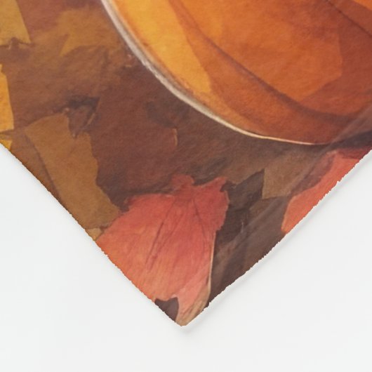 Rough Collie lässt Erntedank Art Fleecedecke (Ecke)