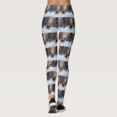 Rough Collie Let It Snow Weihnachten Leggings (Rückseite)