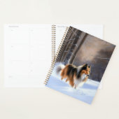 Rough Collie Let It Snow Weihnachten Planer (Anzeige)