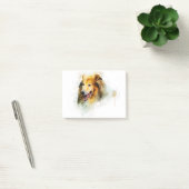 Rough Collie / Long-haarige Collie Post-it Klebezettel (Büro)