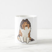 Rough Collie Magic Kaffeetasse (Mittel)