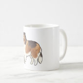 Rough Collie Magic Kaffeetasse (VorderseiteRechts)