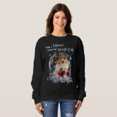 Rough Collie Mama Hund Mama Glücklicher Muttertag Sweatshirt (Vorne ganz)