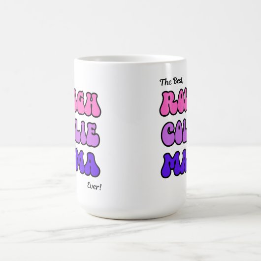 Rough Collie Mama Tasse (Mittel)