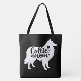 Rough Collie Mama Tote Bag Tasche