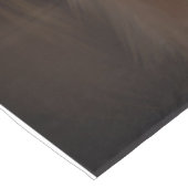 Rough Collie mit dem Weihnachtsmann Feierliche Wei Tischdecke (Schrägansicht)