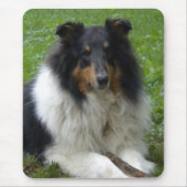Rough Collie Mouse Mousepad (Vorne)