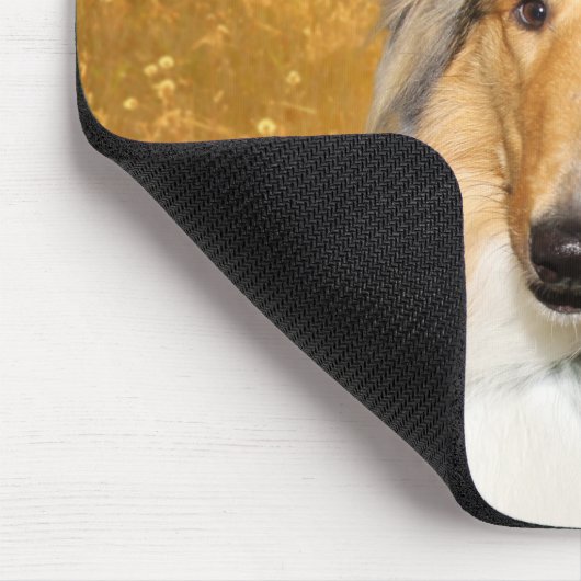 Rough Collie Mousepad (Ecke)