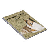 Rough Collie Notizblock (Rechte Seite)