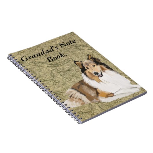 Rough Collie Notizblock (Rechte Seite)