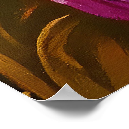 Rough Collie on a Paddle: Ein Landschaftliches Abe Poster (Ecke)