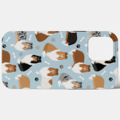 Rough Collie Paws and Bones Case-Mate iPhone Case (Rückseite (Horizontal))