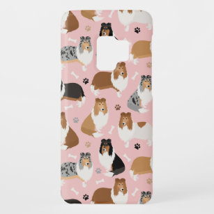 Rough Collie Paws and Bones Case-Mate Samsung Galaxy S9 Hülle